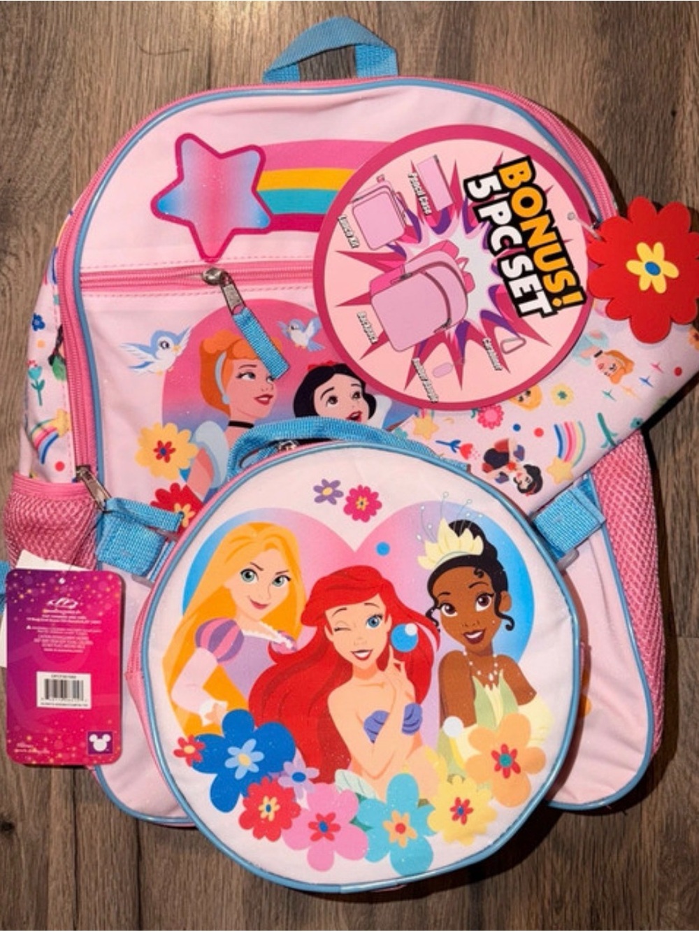 Disney Princess Backpack Set